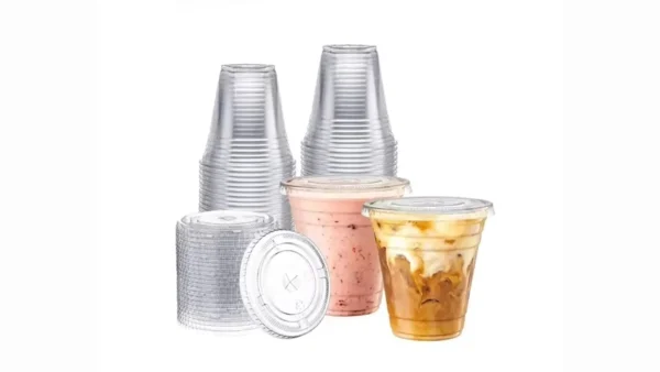 PET (Polyethylene Terephthalate) Cups with Lids