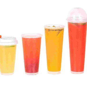 PP (Polypropylene) Disposable Clear Cups with Lids