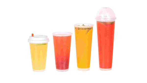 PP (Polypropylene) Disposable Clear Cups with Lids