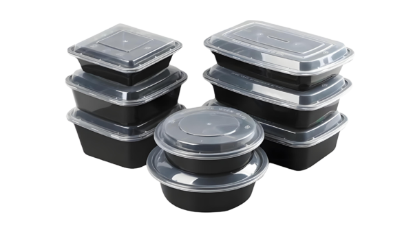 PP (Polypropylene) Disposable Meal Prep Containers With Lids