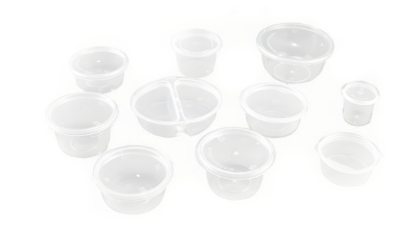 PP (Polypropylene) Small Slime Containers with Lids