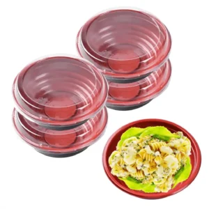 PS (Polystyrene) Thick Plastic Bowls with Lids