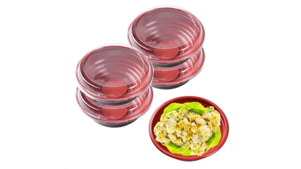 PS (Polystyrene) Thick Plastic Bowls with Lids