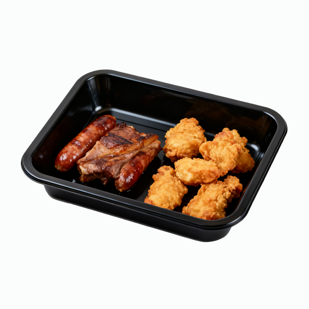 CPET ready meal tray