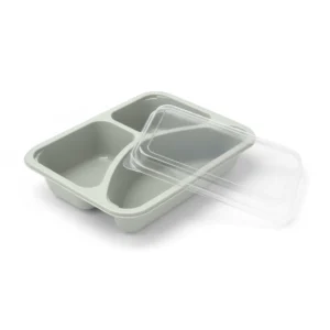 CPET Snack Storage Tray with Transparent Lid
