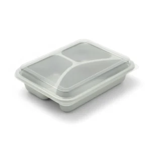 CPET Snack Storage Tray with Transparent Lid