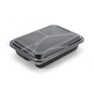 CPET Snack Storage Tray with Transparent Lid