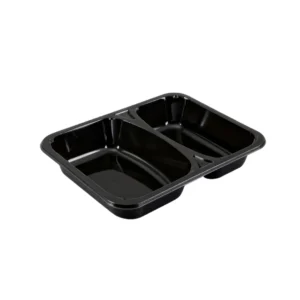 CPET Veggie Partitioned Tray with Multiple Compartments