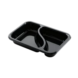 CPET Multi-Compartment Trays 2 Compartments