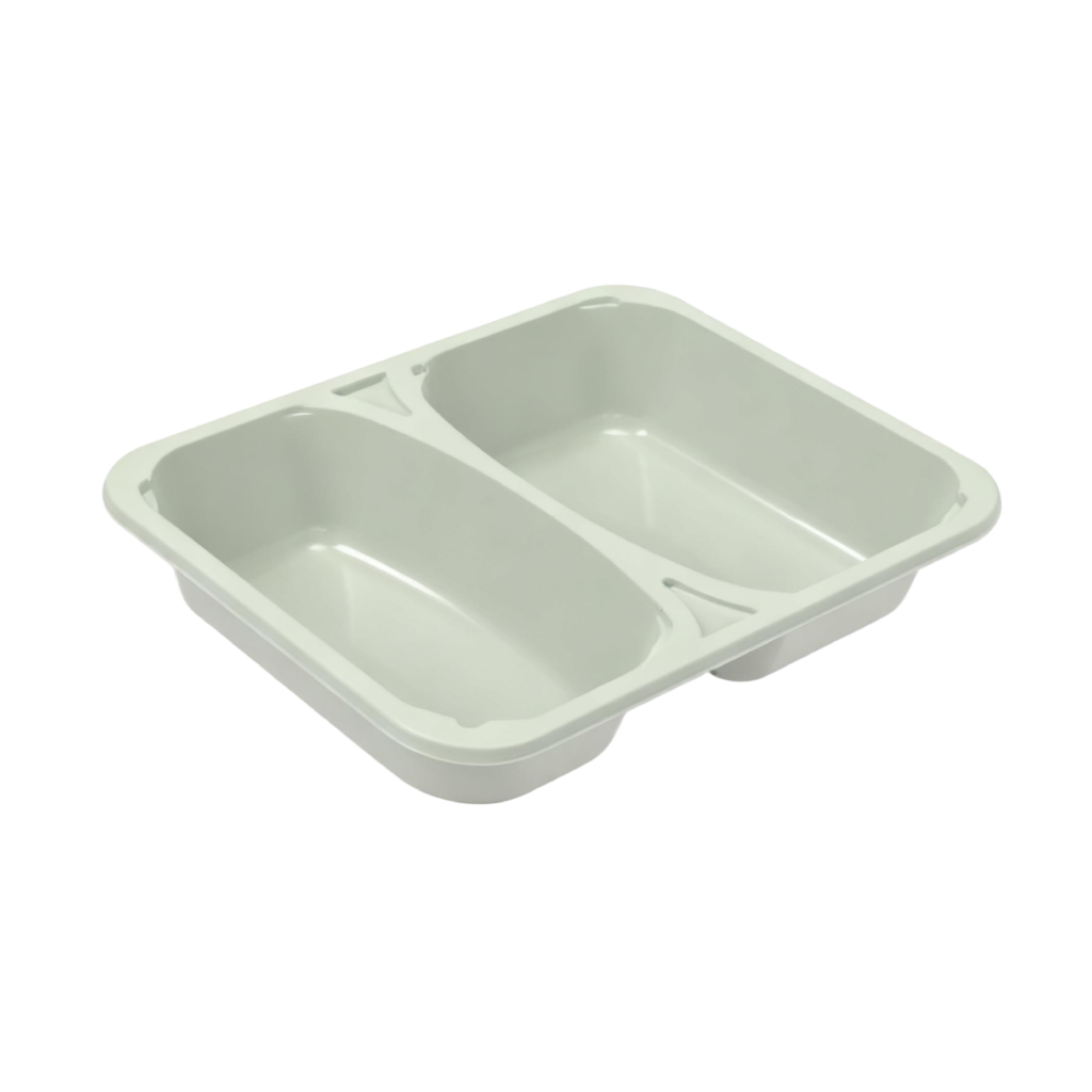 CPET Multi-Compartment Trays 2 Compartments