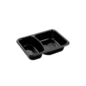 CPET Multi-Compartment Trays 2 Compartments