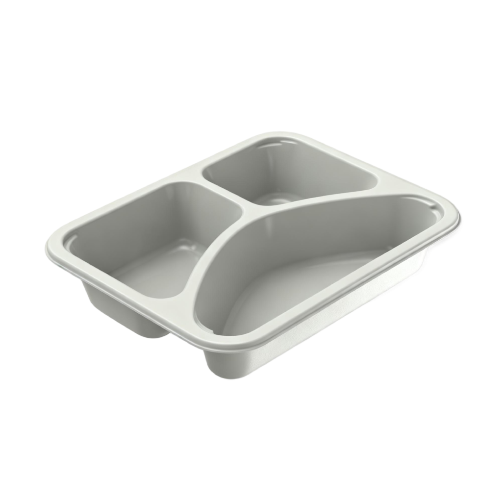 CPET Multi-Compartment Trays 3 Compartments