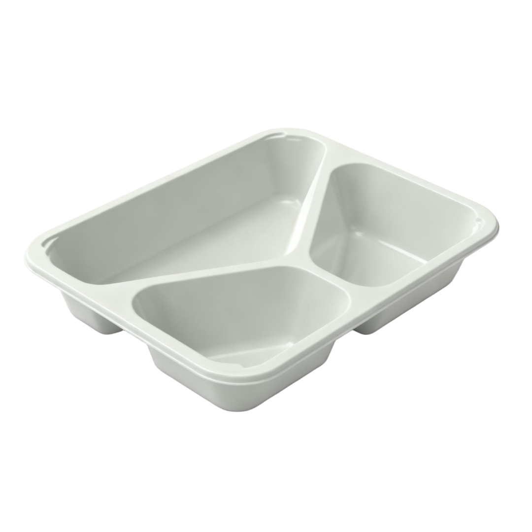 CPET Multi-Compartment Trays 3 Compartments