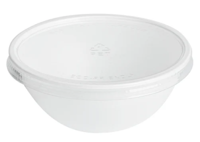 White Plastic Round Mixing Bowls
